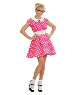 50er Jahre Polka Dot Kleid Gr. S