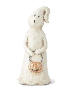 Geist Mit Kürbis & Glitter Halloween Figur 20cm