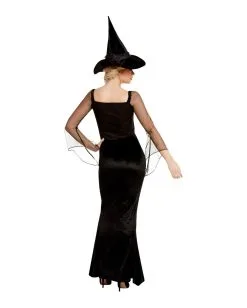 Black Glam Witch Hexenkostümkleid Für Erwachsene -Karnevalsbekleidungsgeschäft glamorous witch kostuem glamour hexe kostuem halloween witch costume 37298 3