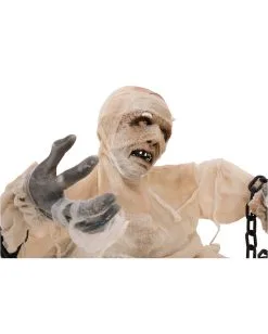 Mumie Halloween Animatronic 40cm -Karnevalsbekleidungsgeschäft groundbreaker mumie animatronic 40cm halbierte mumie halloween dekofigur animated mummy 36298 05