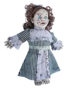 Besessene Geisterpuppe Betty Mit Sound 6 Besessene Geisterpuppe Betty Mit Sound -Karnevalsbekleidungsgeschäft haunted betty geisterpuppe mit sound halloween und horror deko haunted betty doll with sound 53653 2